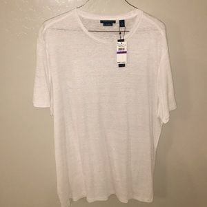 Men’s linen white shirt